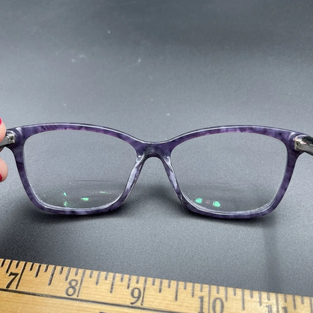 Lucky Brand DS11 Eyeglasses Frame Purple 55-15-140 With Case‎